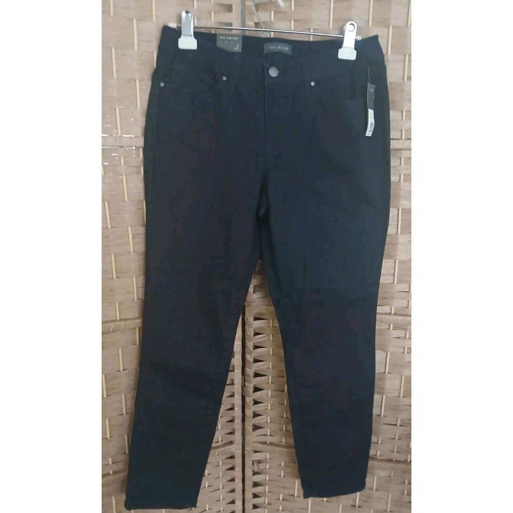 NWT The Limited Women's Dark Wash Denim Ankle Jeans Sz 6 Stretchy